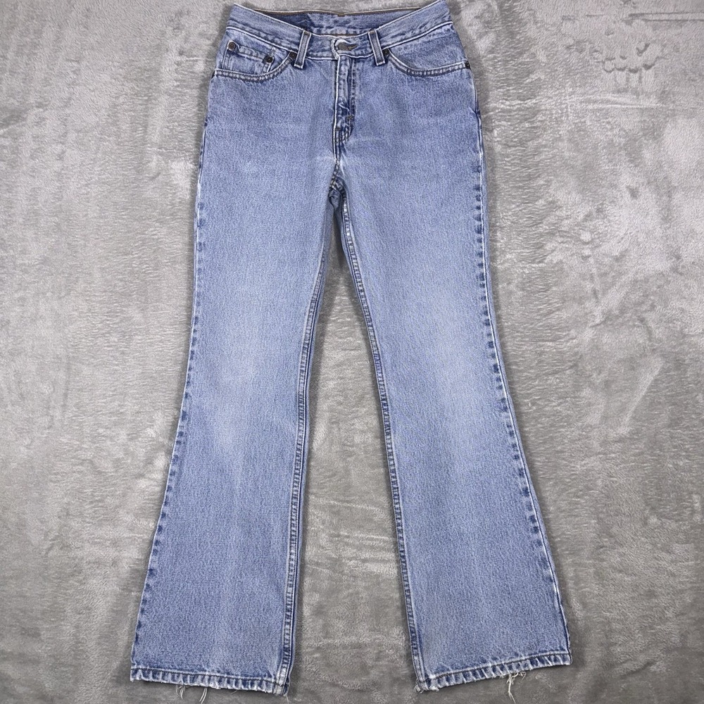 Levi's 517 Bootcut Jeans Women's 5 JR (Fit 26x29) Blue Denim Vintage Y2K '01